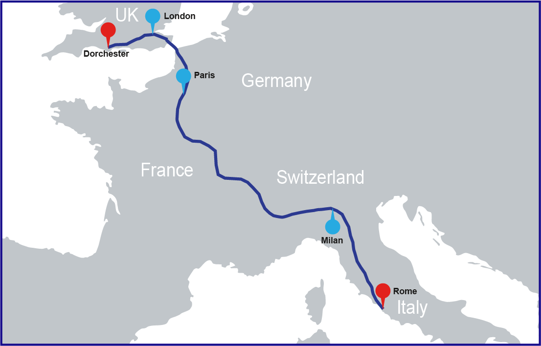 Europe route